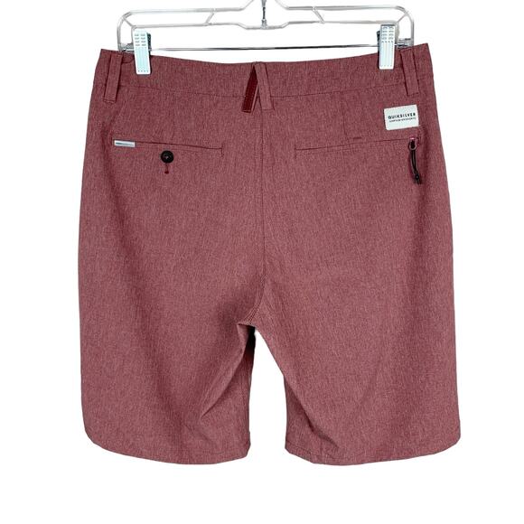 Quiksilver Amphibian Shorts Hybrid Pink Dryflight Water Repellent Men's 30 - Picture 7 of 9